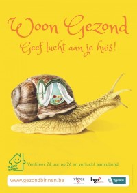 Affiche Actieweek Gezond Binnen 2015